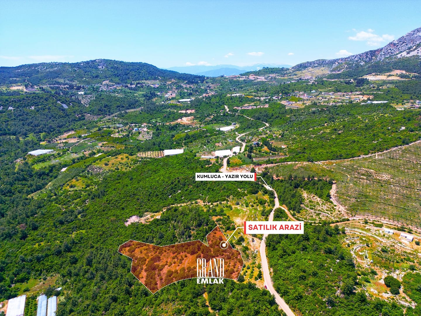 Olimpos’un Yanı Başında Turizme Uygun 19 Dönüm Satılık Arazi (2)