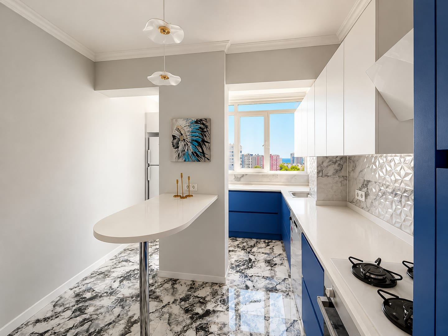 Takasa Açık, Denize Yakın Satılık 4+1 Ferah Tadilatlı Eşyalı Daire Güzeloba, Antalya 1 (4)