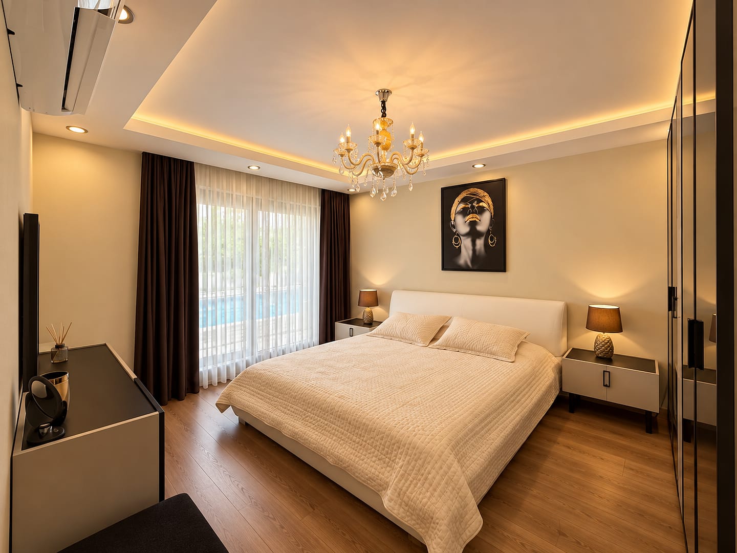 Şirinyalı’da Berker Sitesi’nde Mobilyalı Satılık 2+1 Lüks Daire (20)