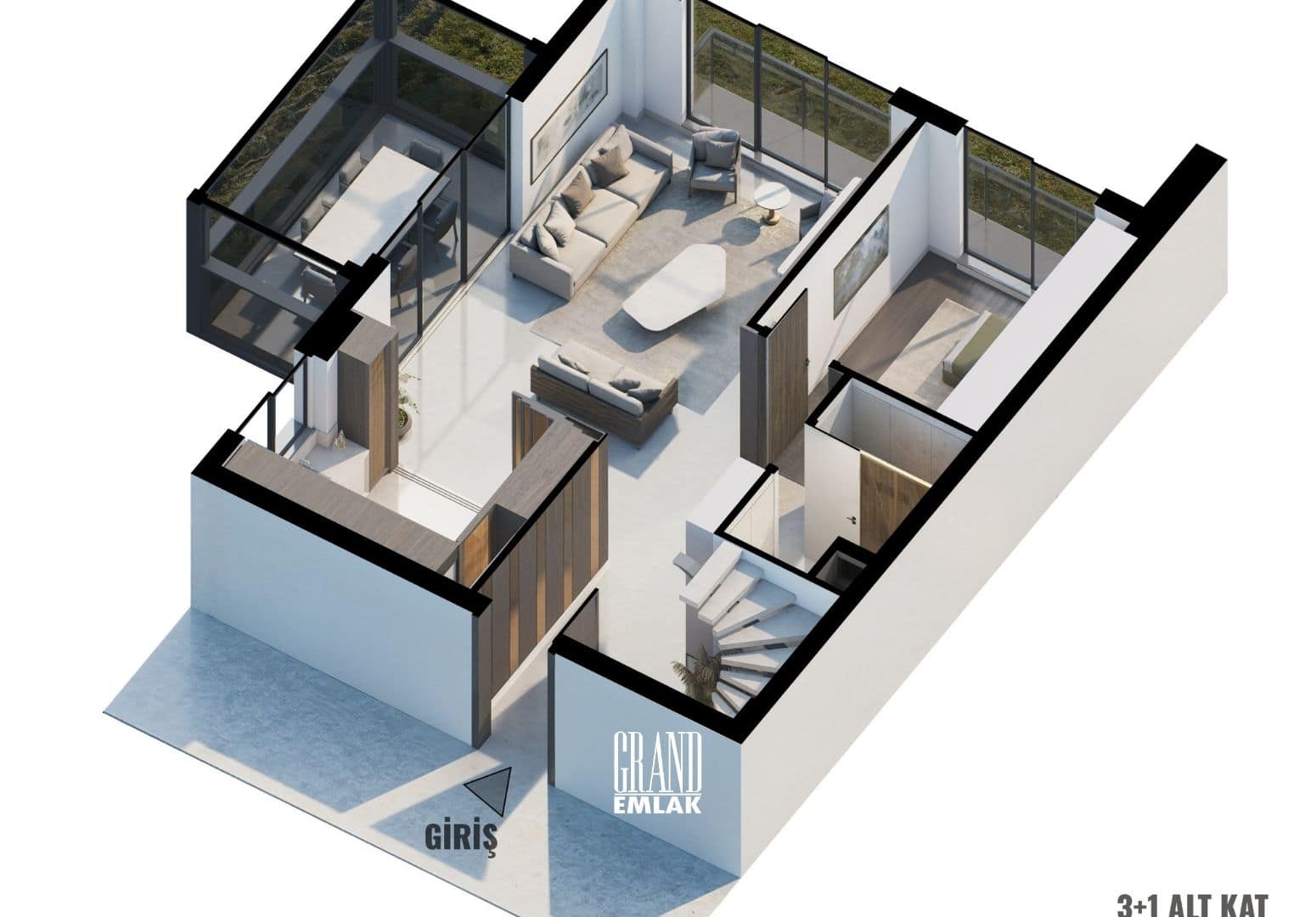 Konyaaltı Coordinat 24’te Teraslı Lüks 3+1 Satılık Dubleks Daire (38)