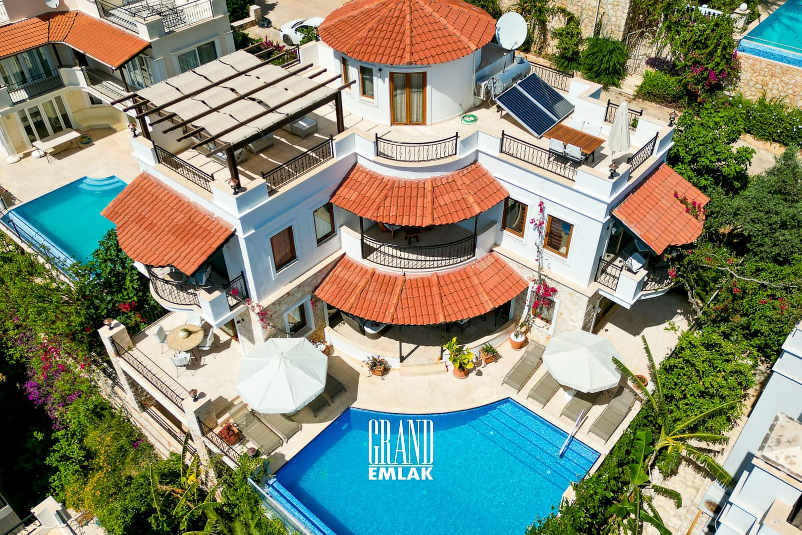Kaş, Kalkan’da Panoramik Deniz Manzaralı Satılık Ultra Lüks 5+1 Villa (36)