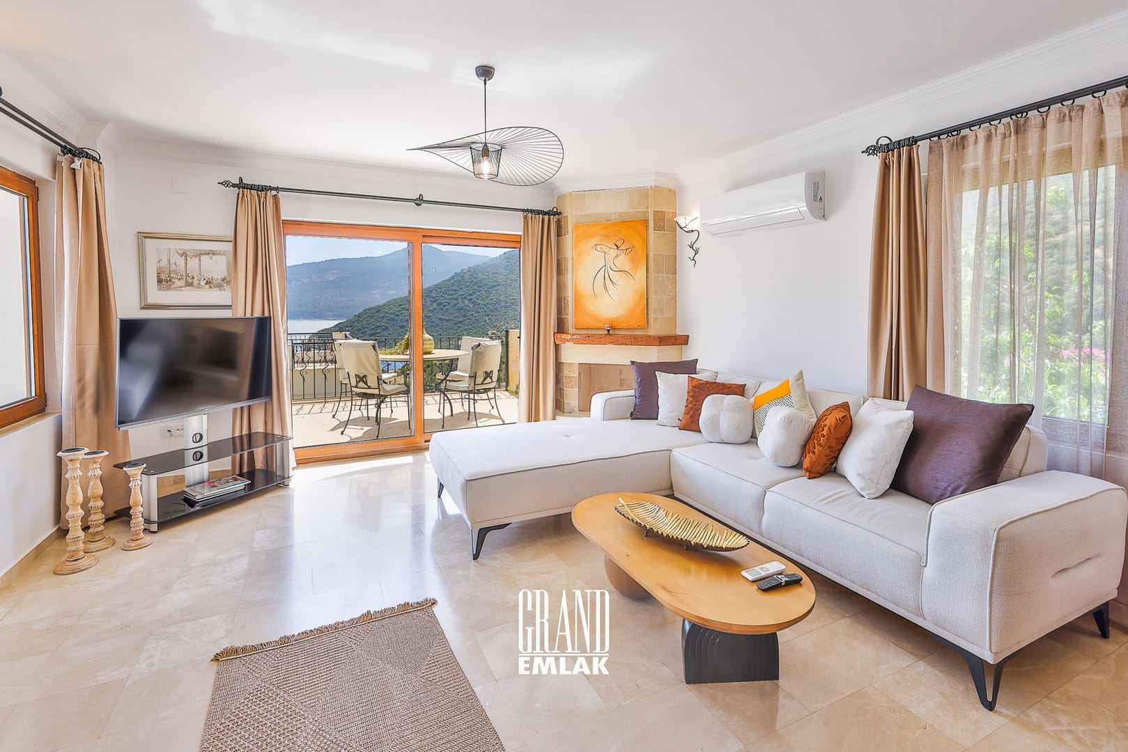 Kaş, Kalkan’da Panoramik Deniz Manzaralı Satılık Ultra Lüks 5+1 Villa (6)