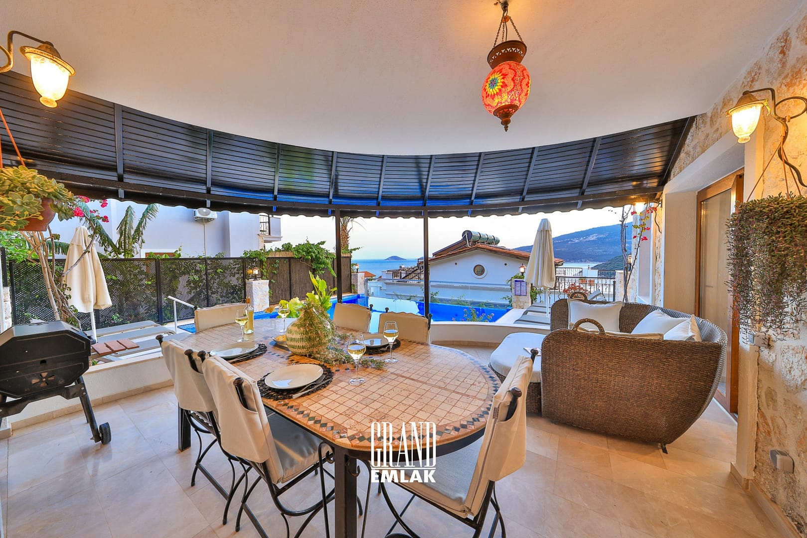 Kaş, Kalkan’da Panoramik Deniz Manzaralı Satılık Ultra Lüks 5+1 Villa (66)