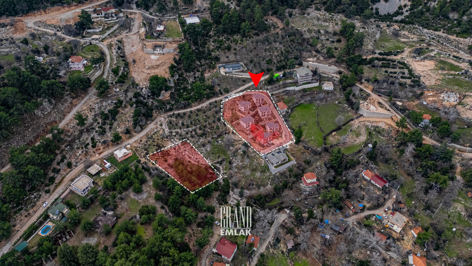 KEMER BEYCİK’TE, TOPLAM 6.700 m2 ARSA VE 8 NATAMAM VİLLA (15)