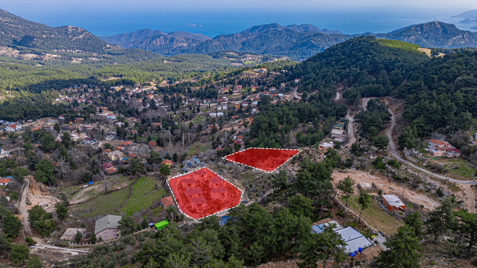 KEMER BEYCİK’TE, TOPLAM 6.700 m2 ARSA VE 8 NATAMAM VİLLA (5)