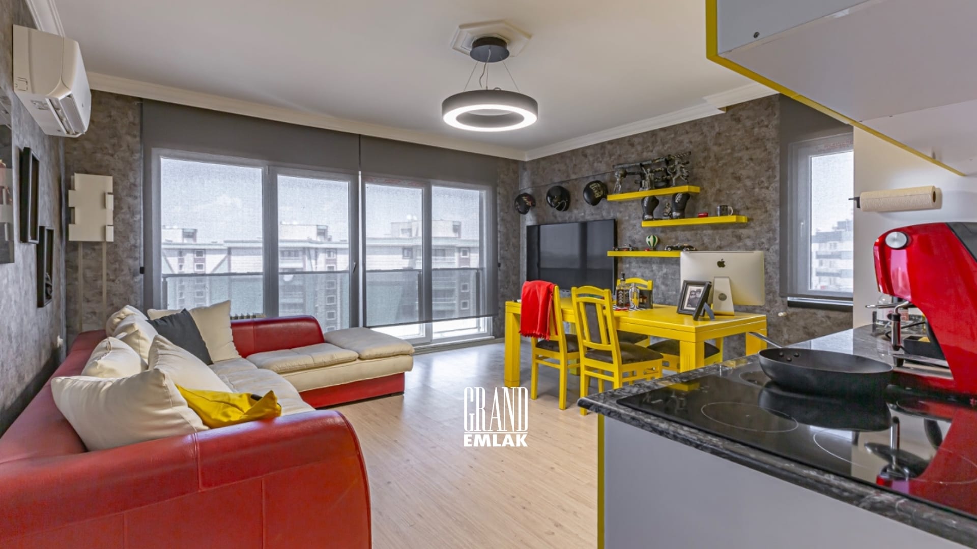 Antalya Kundu da Satılık Ful Eşyalı 1+1 daire logolu (12)