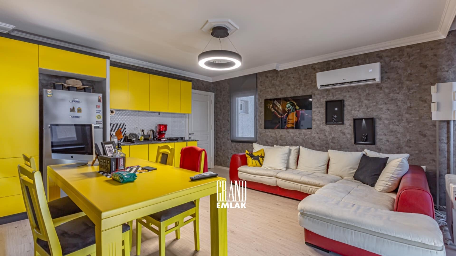 Antalya Kundu da Satılık Ful Eşyalı 1+1 daire logolu (14)