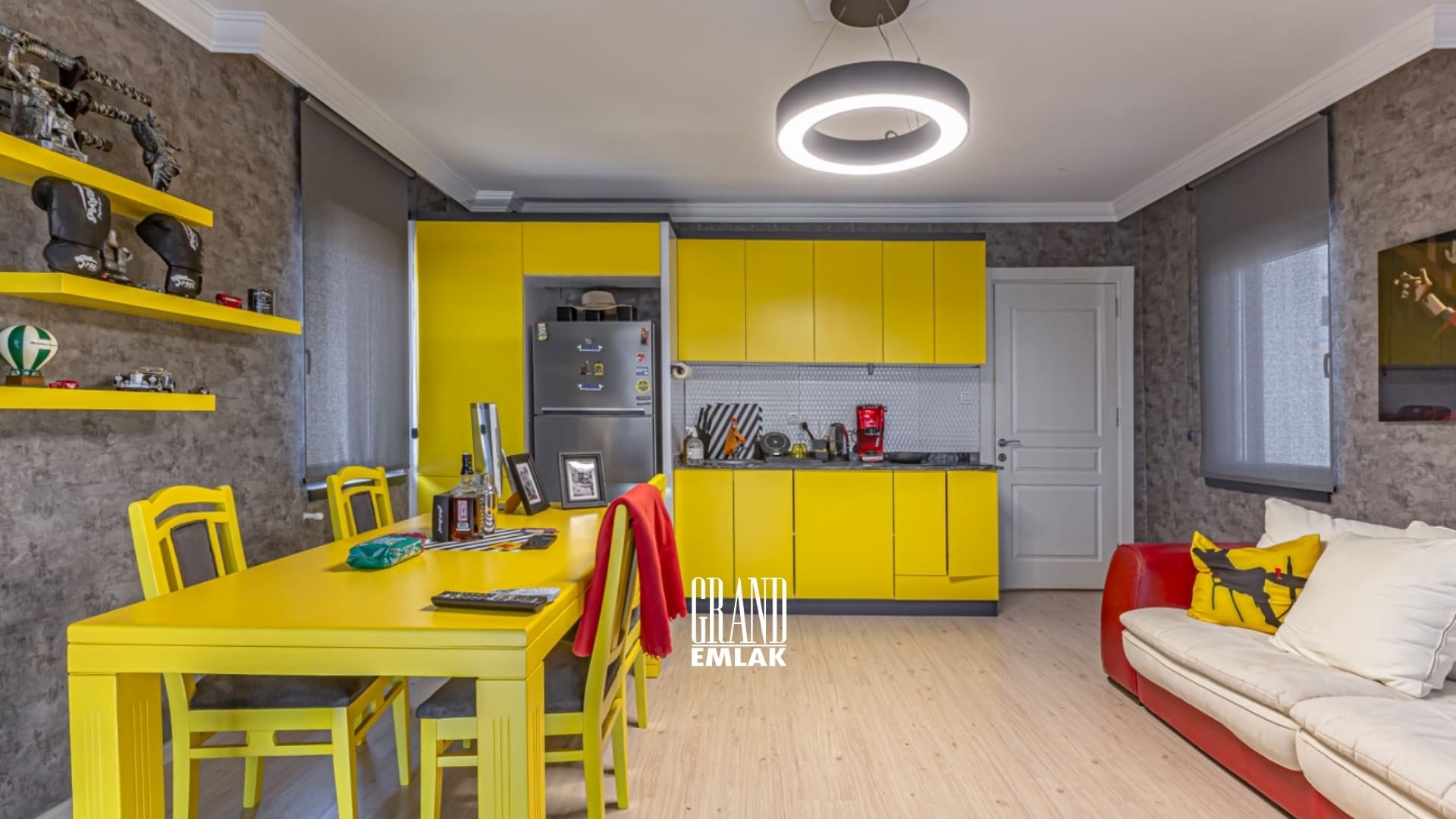 Antalya Kundu da Satılık Ful Eşyalı 1+1 daire logolu (15)