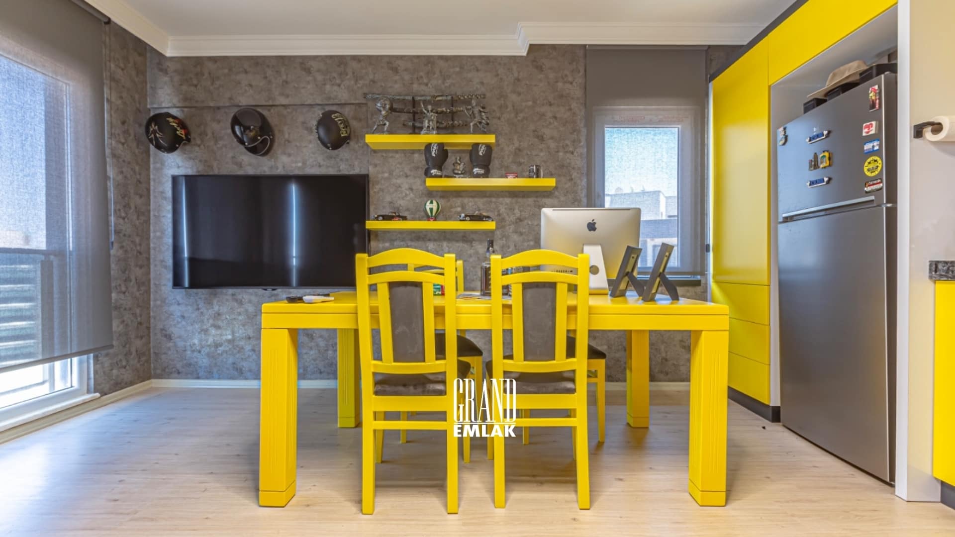 Antalya Kundu da Satılık Ful Eşyalı 1+1 daire logolu (20)