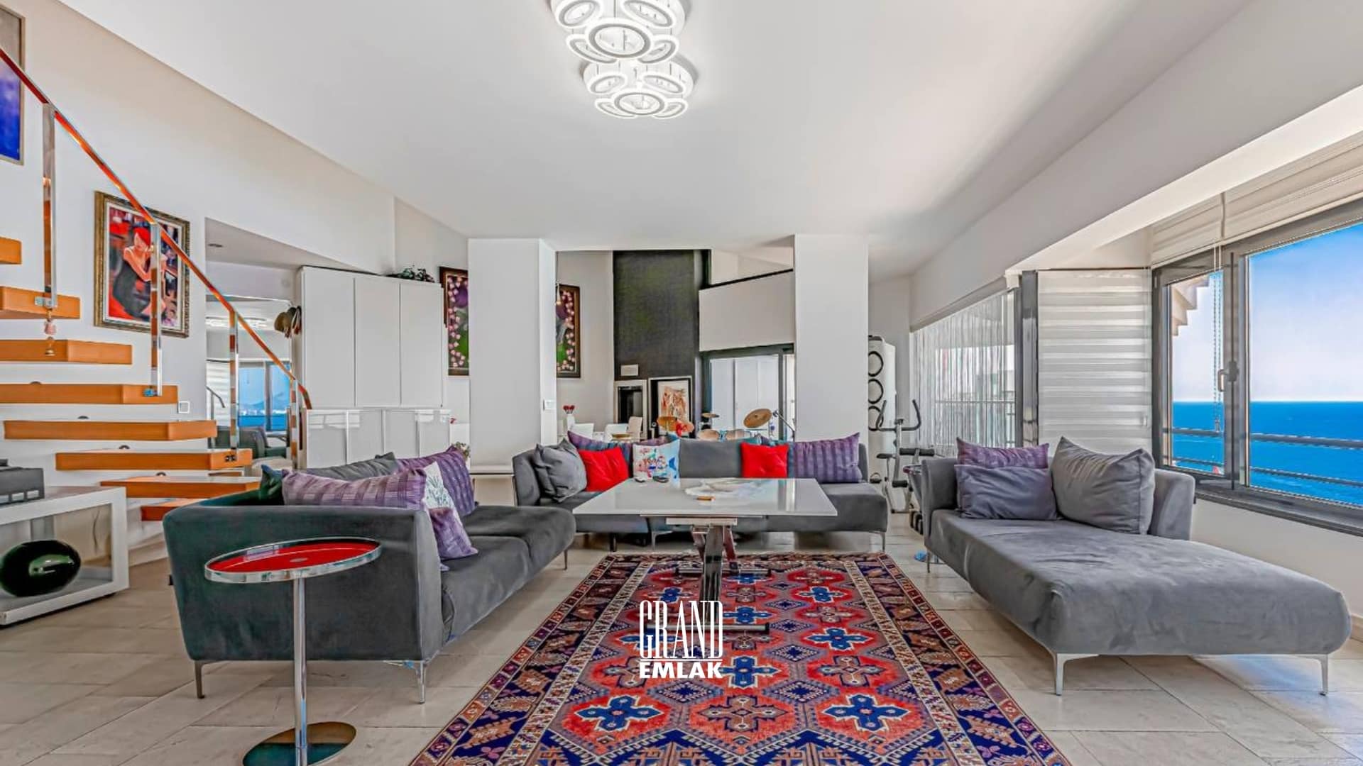 Lara Yeşilbahçe’de Denize Sıfır Lüks 3+1 Satılık Dubleks Daire (faruk kadam) (9)