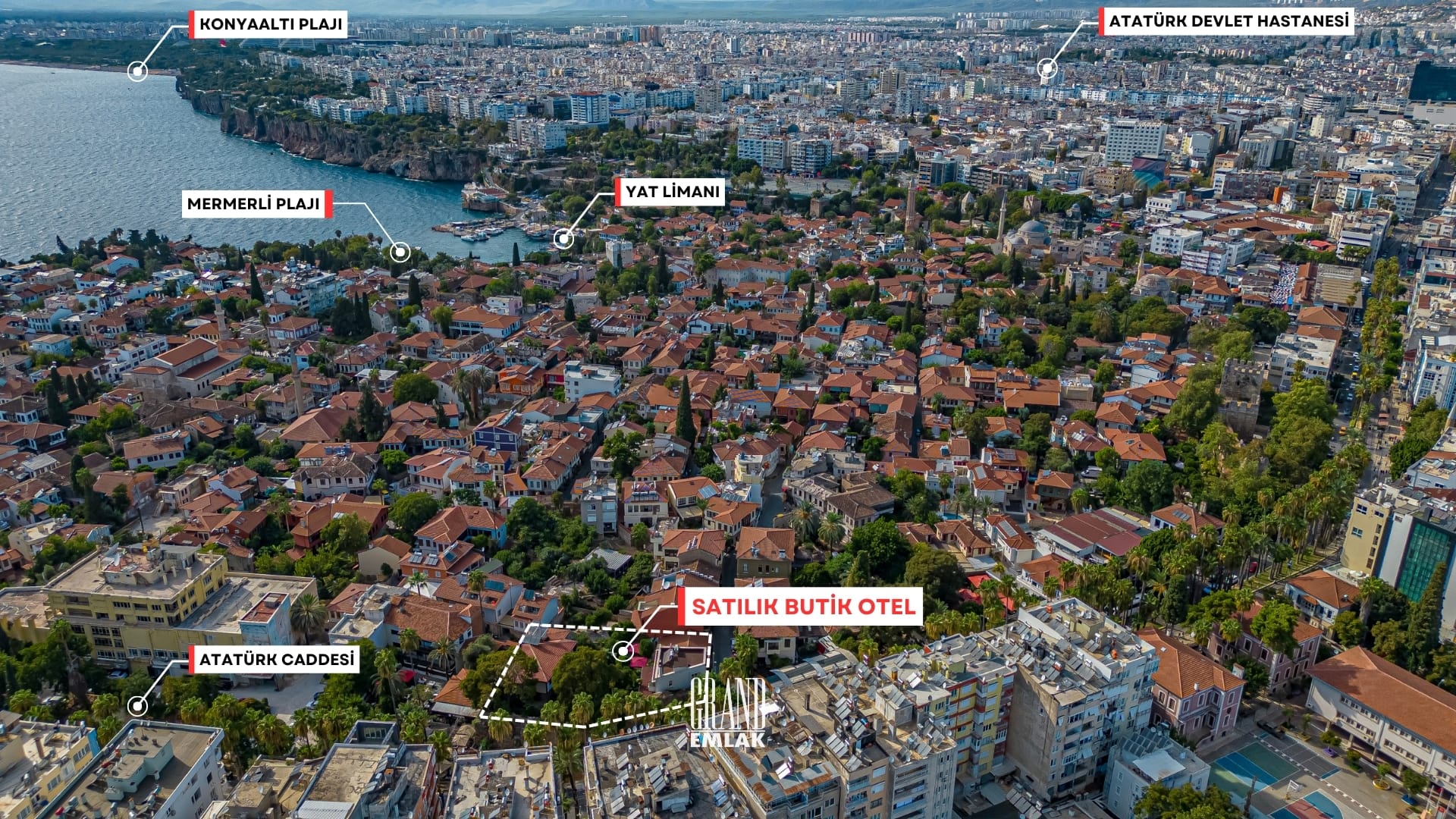 Kaleiçi, Atatürk Caddesi’nde 966 M2 Arsa Üzerinde 3 Bloktan Oluşan Satılık Butik Otel (7)