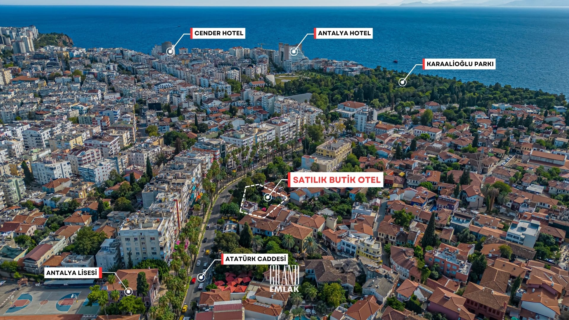 Kaleiçi, Atatürk Caddesi’nde 966 M2 Arsa Üzerinde 3 Bloktan Oluşan Satılık Butik Otel (8)