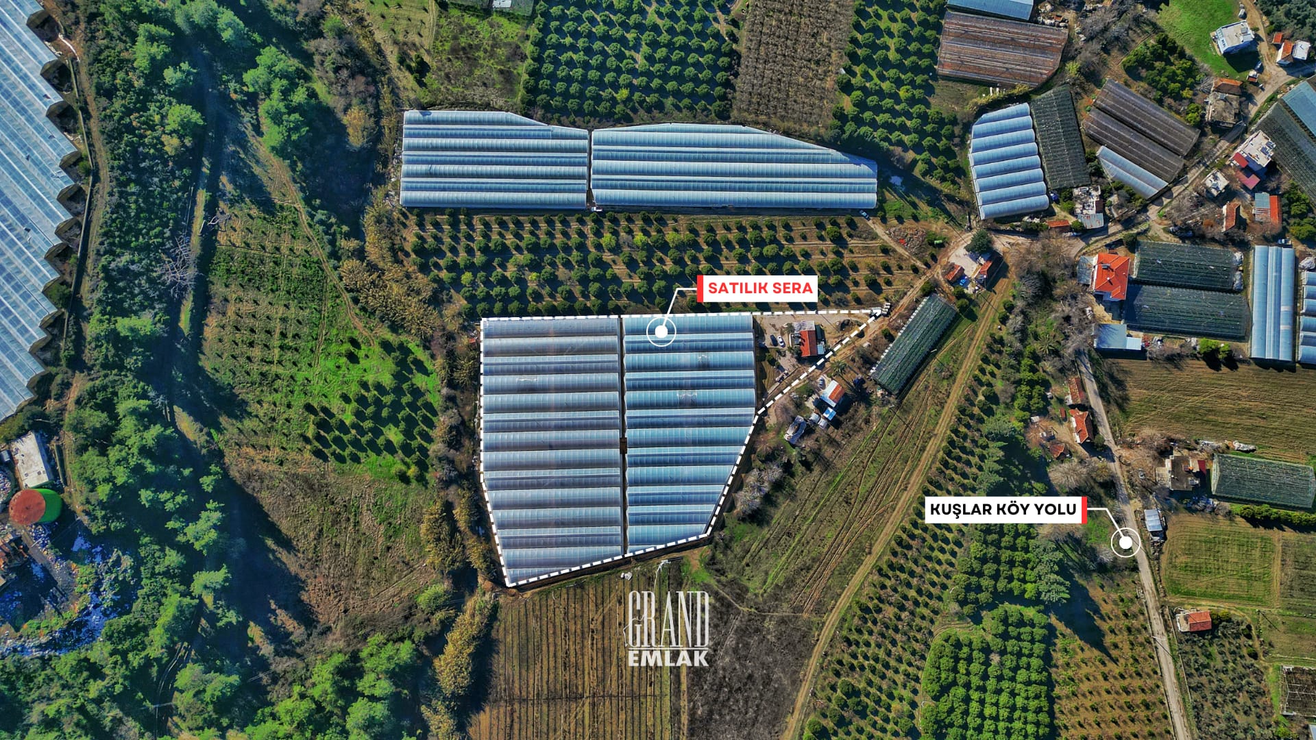 SERİK, KUŞLAR’DA SATILIK 12,7 DÖNÜM ARAZİ VE SERA 1 (6)