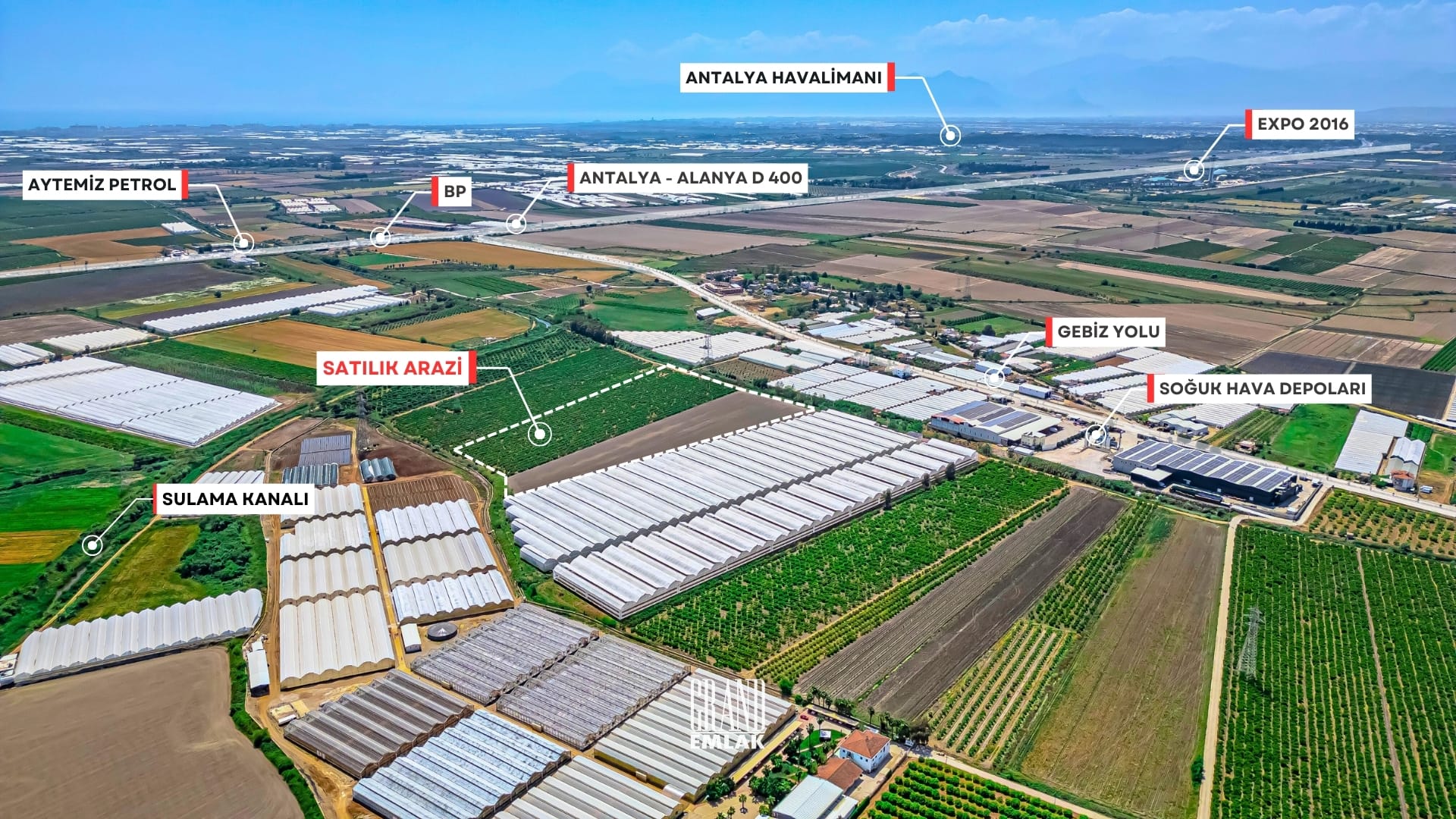 Serik, Yukarıkocayatak’da Expo’ya Yakın 68 Dönüm Satılık Tarla (2)