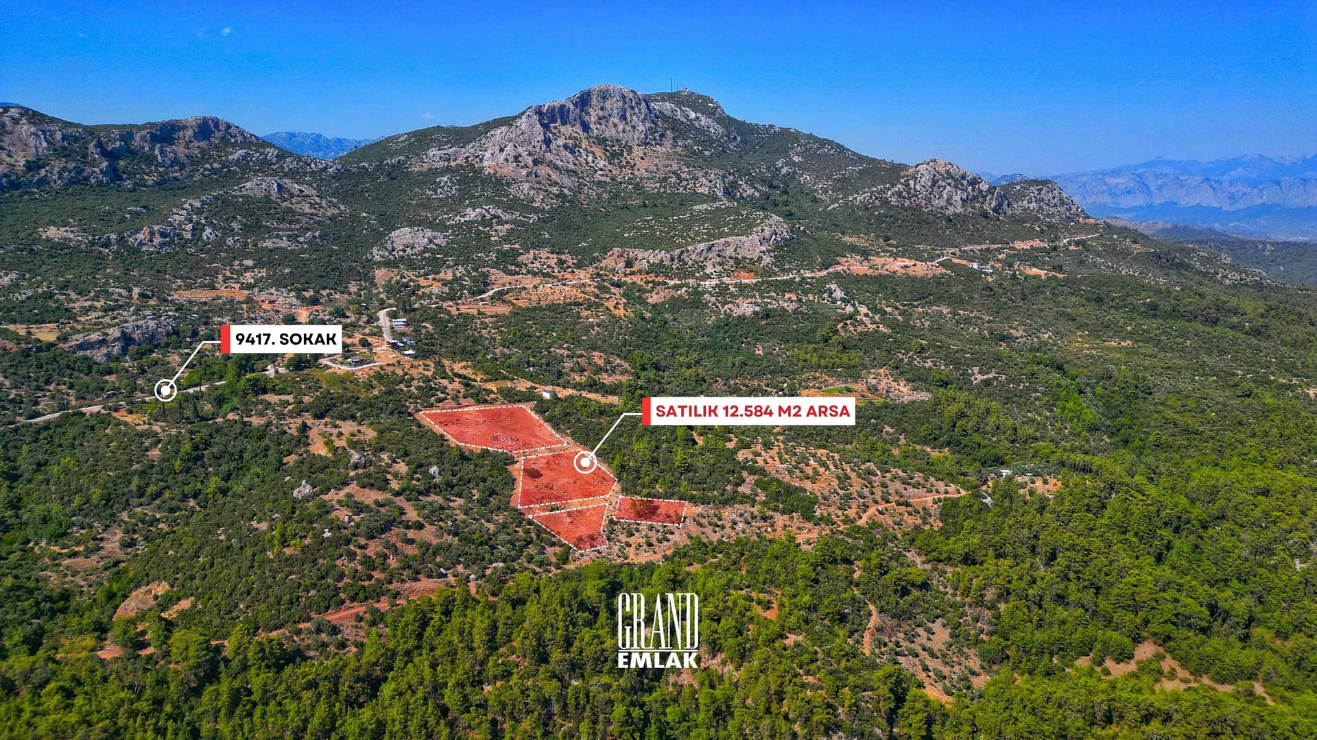 Antalya Döşemealtı Ekşili Göleti Yakını, Orman İçinde Yatırımlık Manzaralı Satılık 12.584 m2 Arsalar (1)