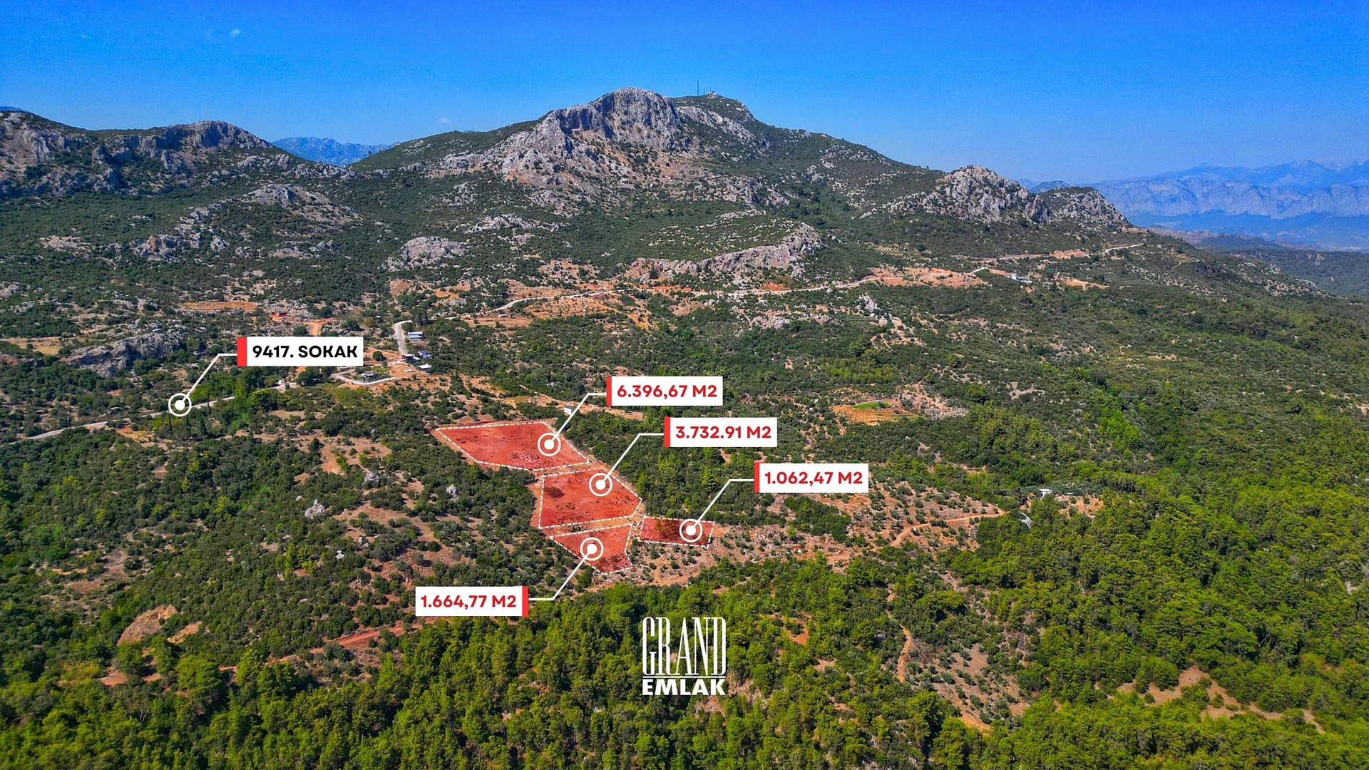 Antalya Döşemealtı Ekşili Göleti Yakını, Orman İçinde Yatırımlık Manzaralı Satılık 12.584 m2 Arsalar (2)