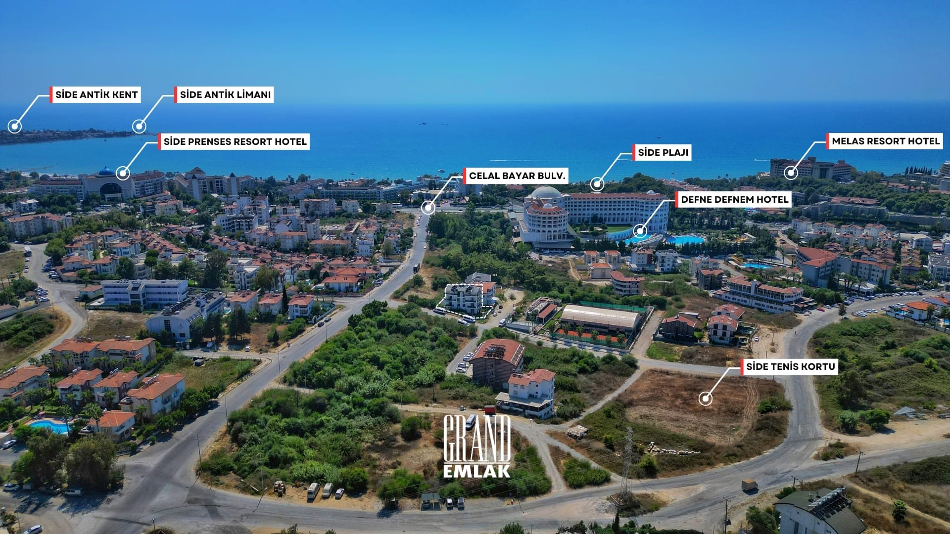 Manavgat’ta Denize Yakın Lojman Olabilecek Satılık 10 Odalı Butik Otel DRON logolu (27)