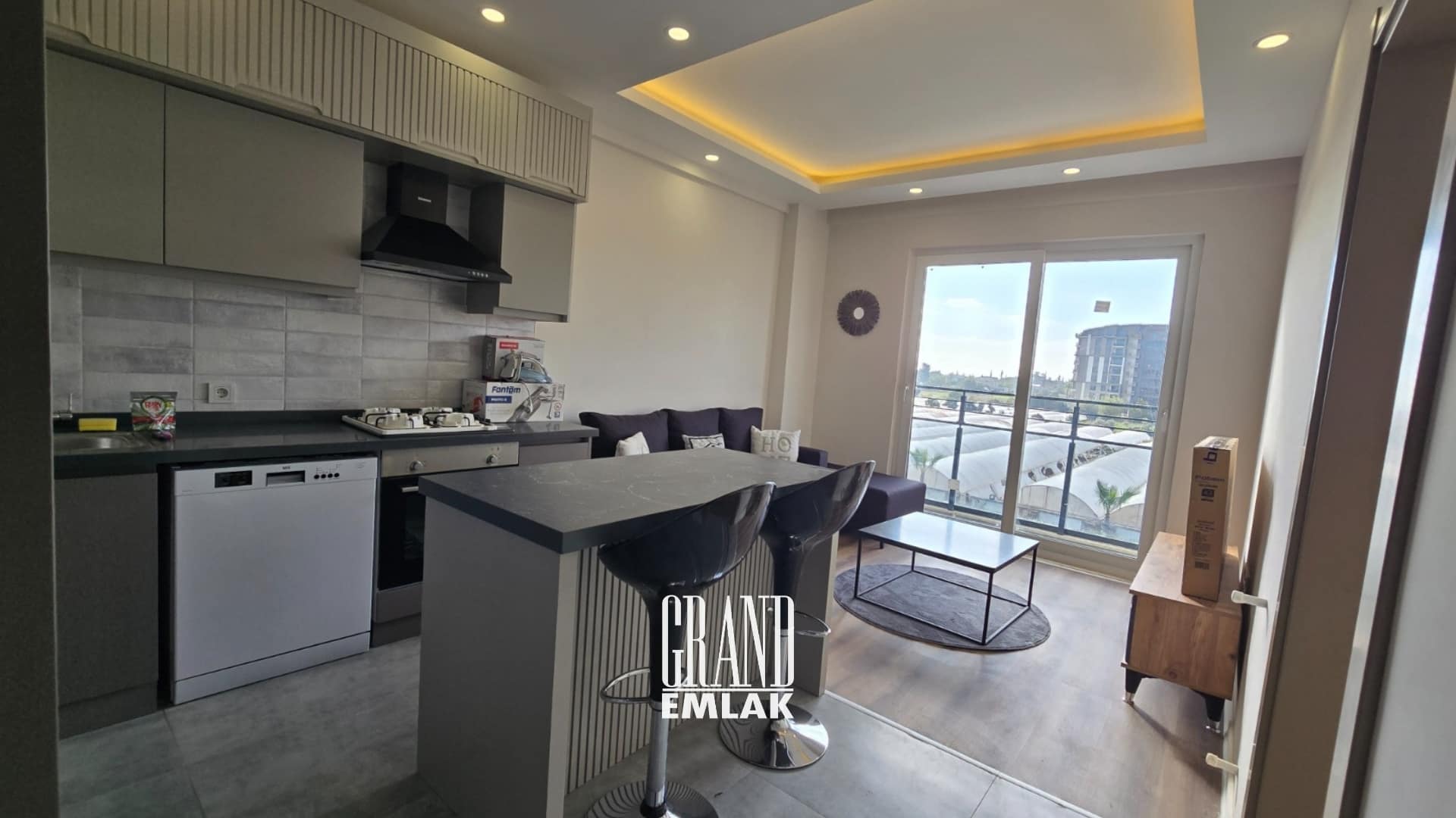 ALTINTAŞTA KAPALI OTOPARKLI SIFIR EŞYALI 1+1 KİRALIK DAİRE (5)