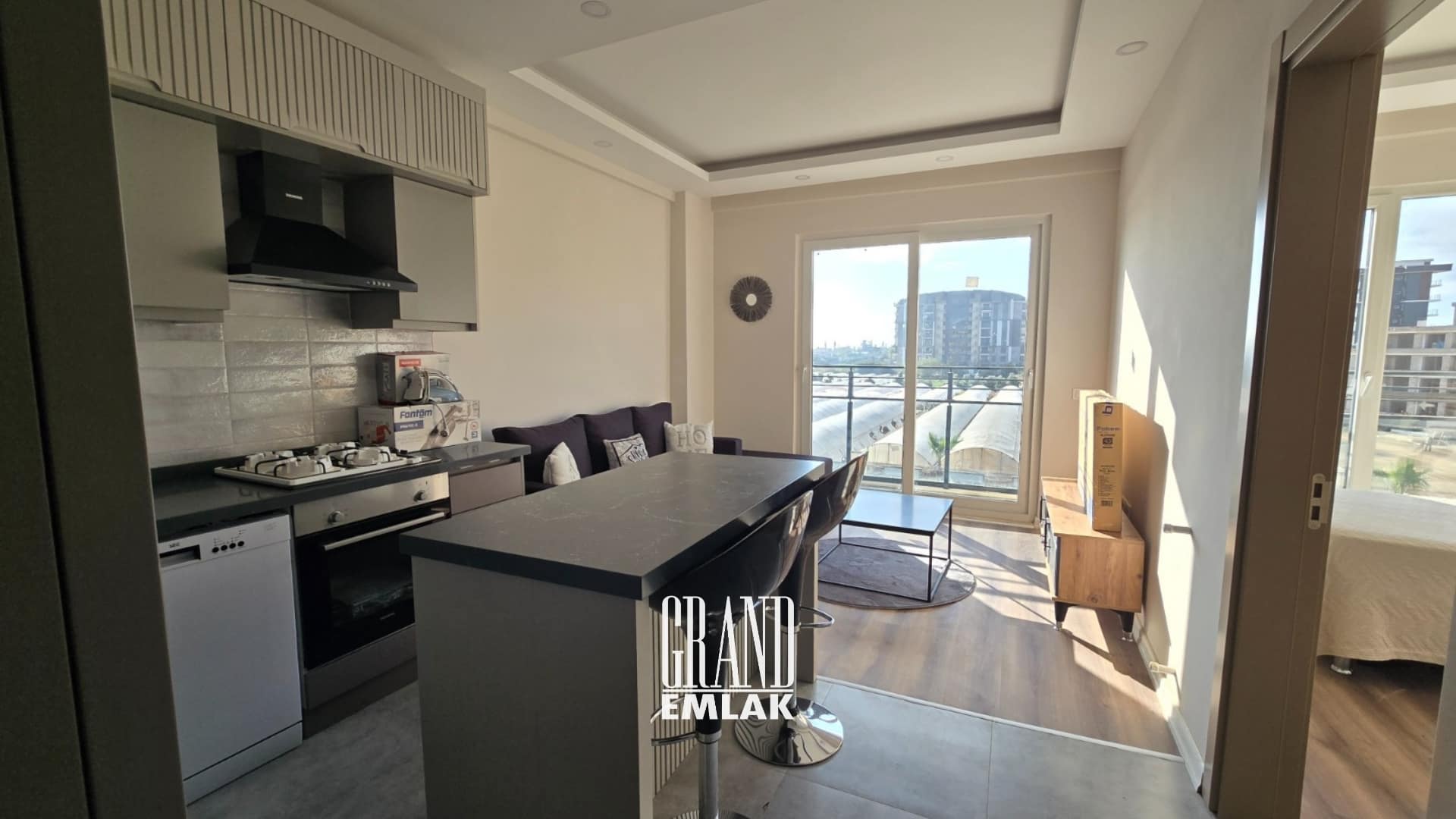 ALTINTAŞTA KAPALI OTOPARKLI SIFIR EŞYALI 1+1 KİRALIK DAİRE (6)