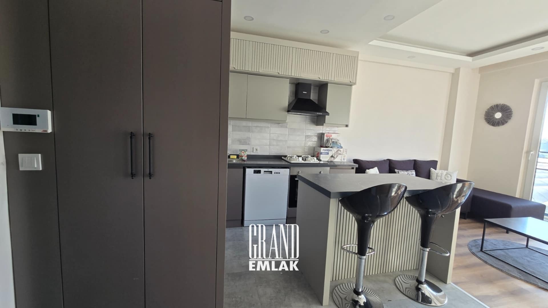ALTINTAŞTA KAPALI OTOPARKLI SIFIR EŞYALI 1+1 KİRALIK DAİRE (8)