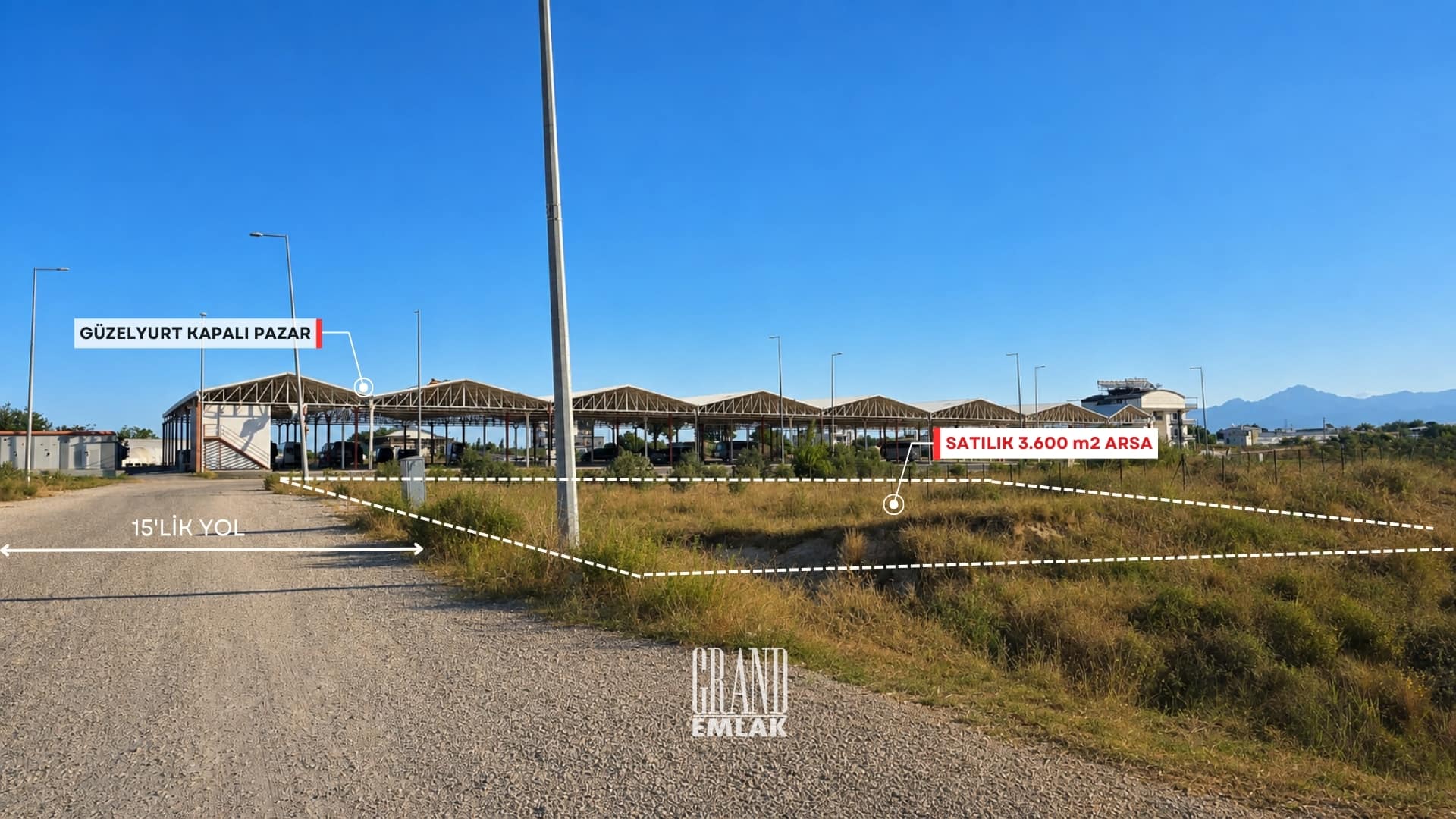 Antalya Güzelyurt’ta Konut İmarlı 3.600 m2 Satılık Köşe Parsel Arsa (15)