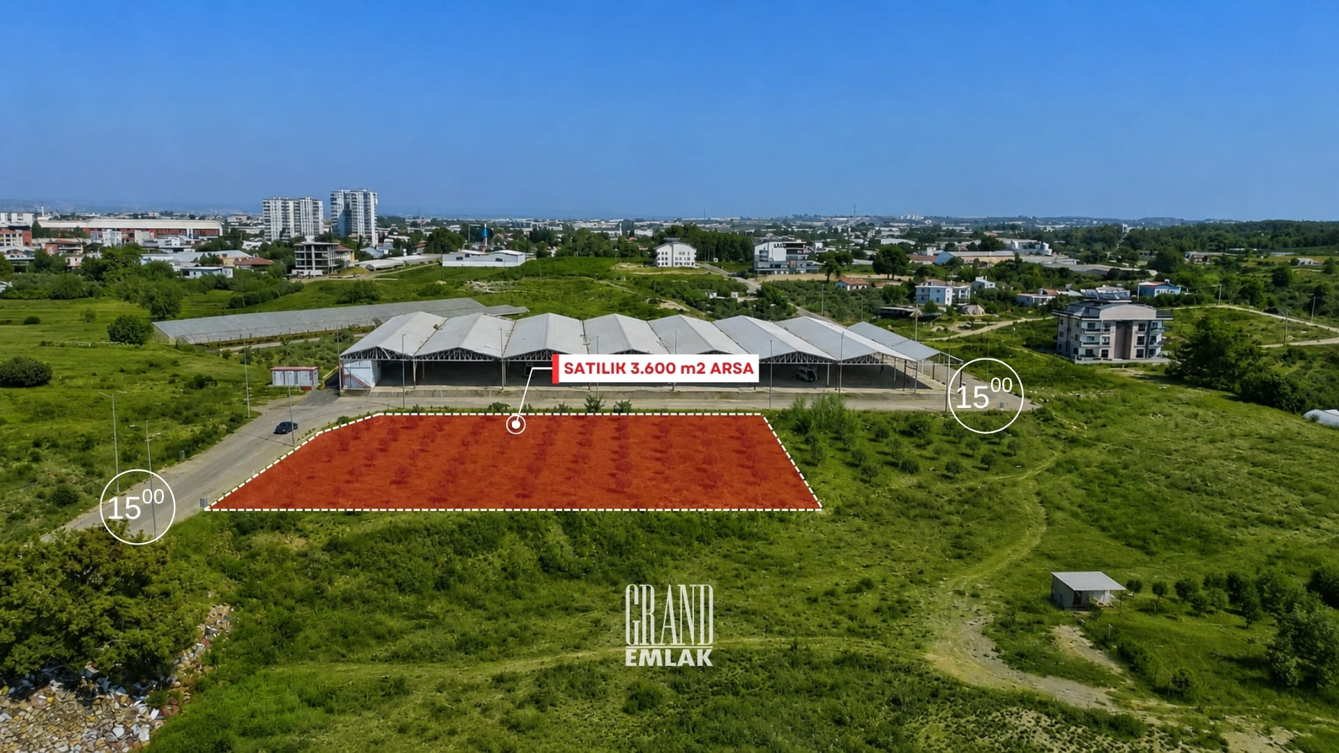Antalya Güzelyurt’ta Konut İmarlı 3.600 m2 Satılık Köşe Parsel Arsa (6)